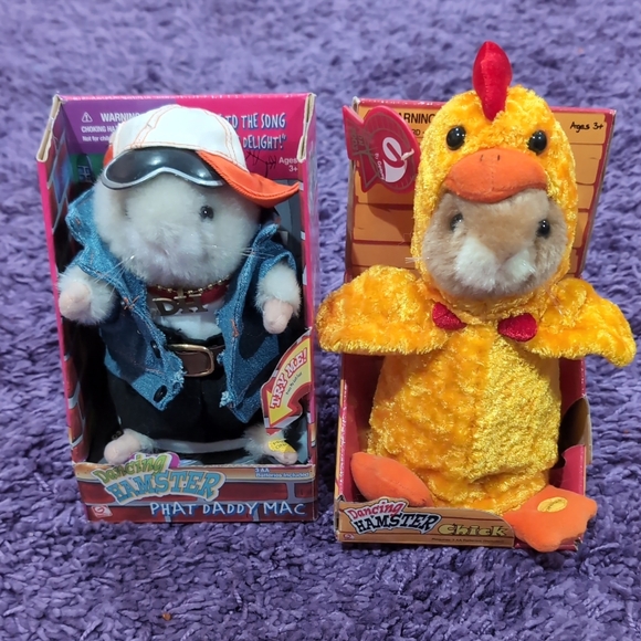 Other - Vintage Gemmy Dancing Hamsters lot
